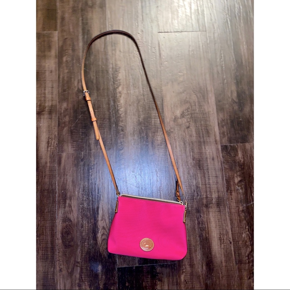 Dooney & Bourke Fuchsia Crossbody Pouchette